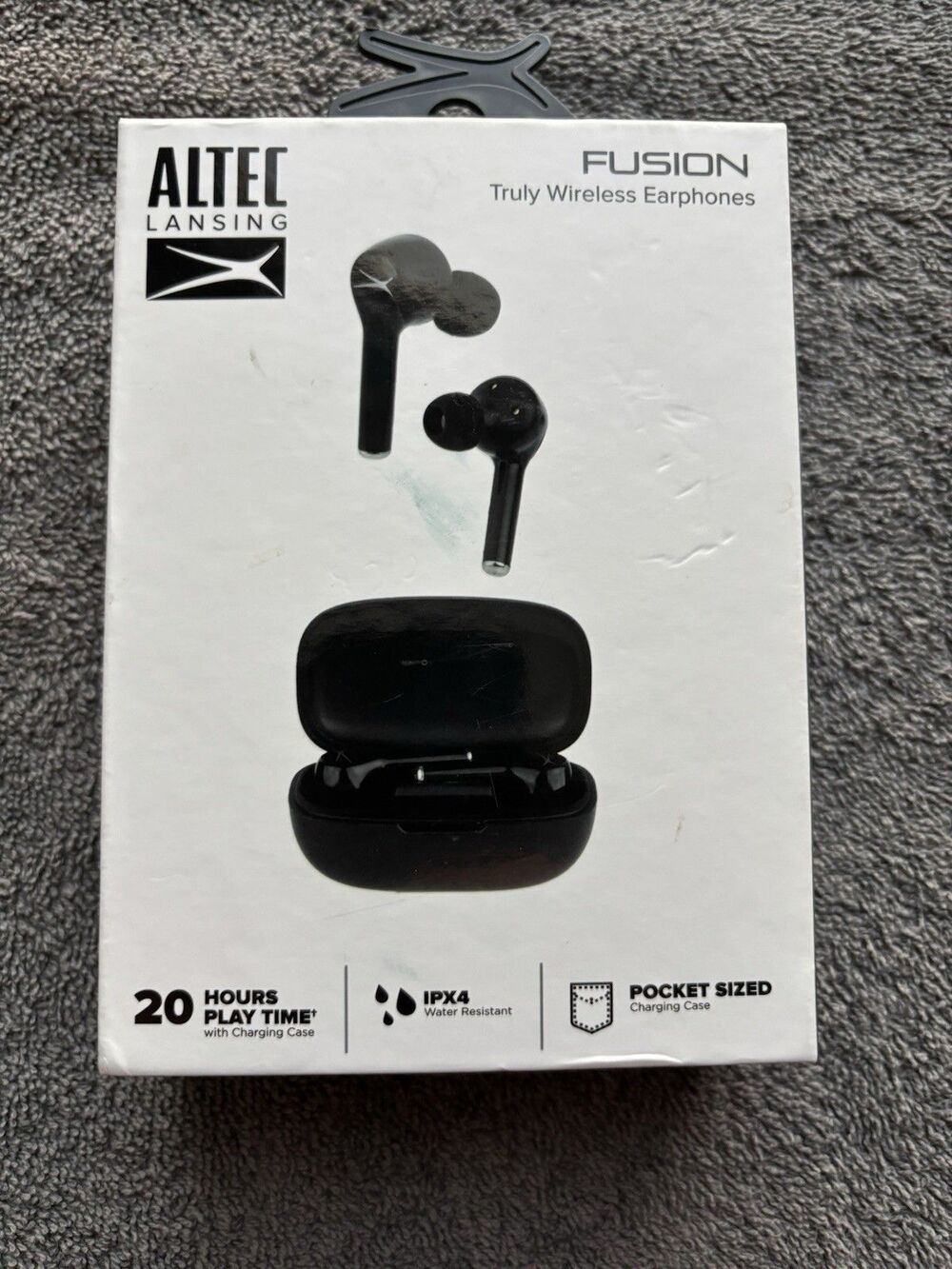 Altec Lansing Fusion Truly Wireless Earphones Black New Sealed